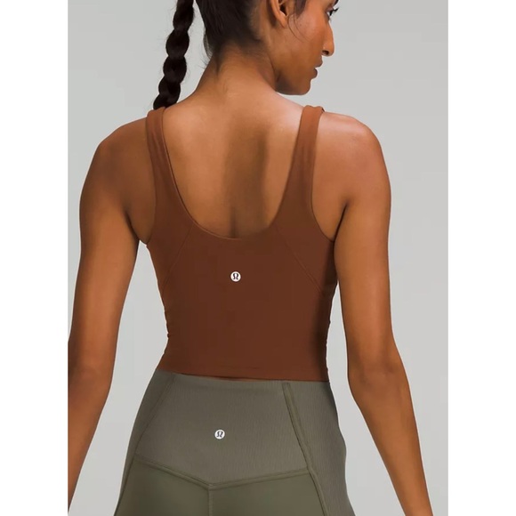 Lululemon Brown Align Crop tank - Picture 2 of 4
